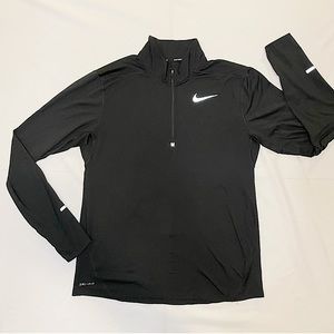 Men’s Nike Running Dri Fit 1/4 zip long sleeve shirt